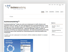 Tablet Screenshot of businessmastering.com