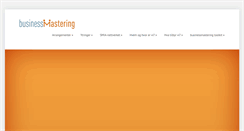 Desktop Screenshot of businessmastering.no